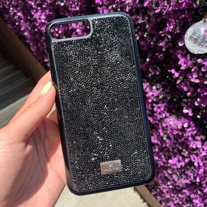 Black Swarovski Crystal iPhone 6/7 Plus Case